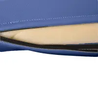 Keilkissen mit Kunstlederbezug 40x40x10/2 cm | Royal