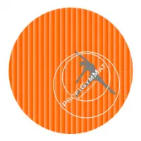 ProfiGymMat® Professional 140 orange | 1,0 cm | mit Ösen