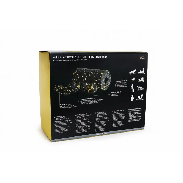 BLACKROLL® Borussia Dortmund, 4er SET inkl. Übungskarte