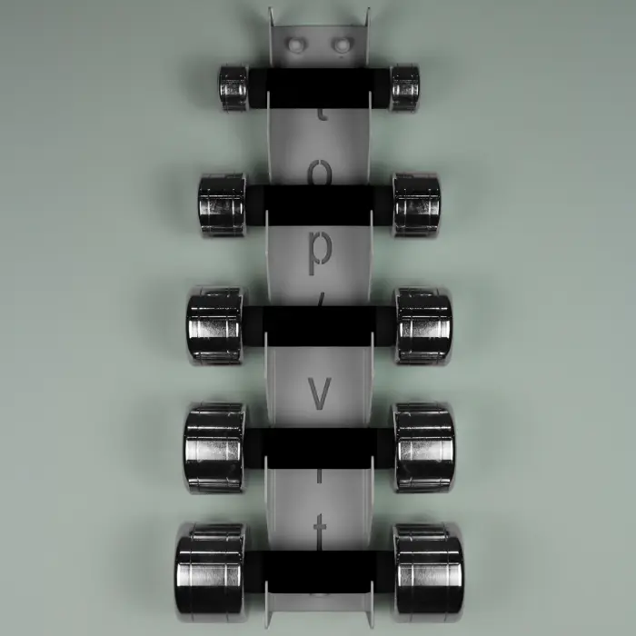 top | vit® dumbbell.wandhalterung Wandhalterung 5.0 | silber