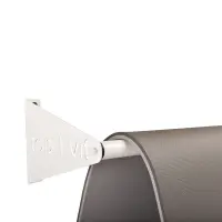 top | vit® matten.wandhalter, erhältlich in 2 verschiedenen Längen ca. 70 cm | weiß