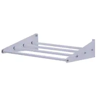 top | vit® Wandhalterung, ca. 65 cm 4 Ablagestangen | weiß