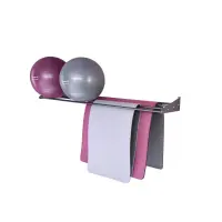 top | vit® Wandhalterung, ca. 125 cm 4 Ablagestangen | anthrazit
