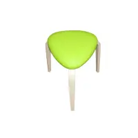 Hocker aus Holz mit Polsterung, Sitzhöhe: 45 cm