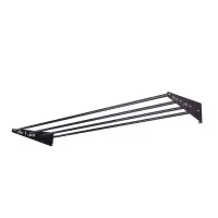 top | vit® Wandhalterung, ca. 180 cm 4 Ablagestangen | anthrazit