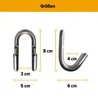 top|vit® swing.bow wandhalter, Edelstahl
