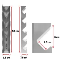 top | vit® dumbbell.wandhalterung Wandhalterung 5.0 | silber