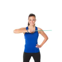 Thera-Band® Bodytrainer Tubing mit Schaumstoffgriffen rot - mittel stark