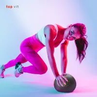 top | vit® pilates.ball graphit, ca. Ø 28 cm