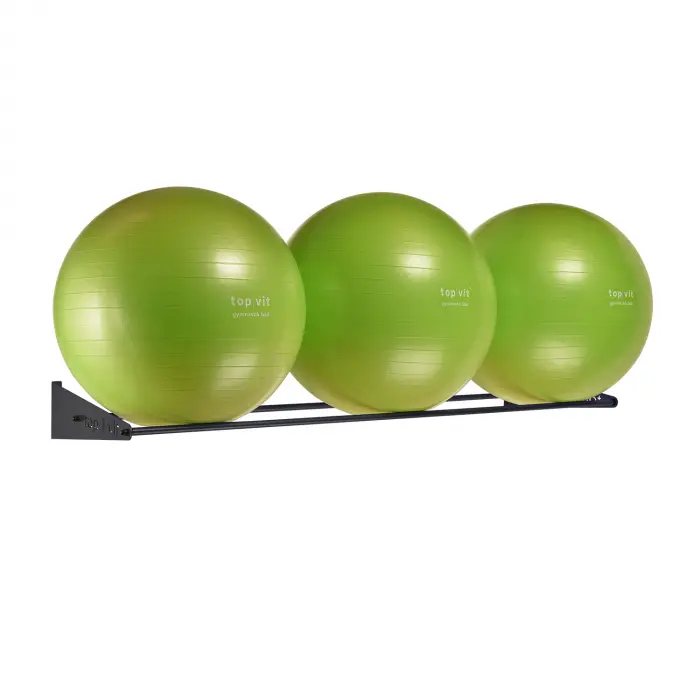 top | vit® Wandhalterung, ca. 180 cm 2 Ablagestangen | anthrazit