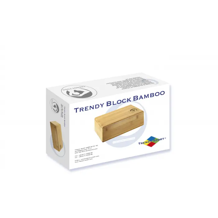 Trendy Sport Yoga Block Bambus