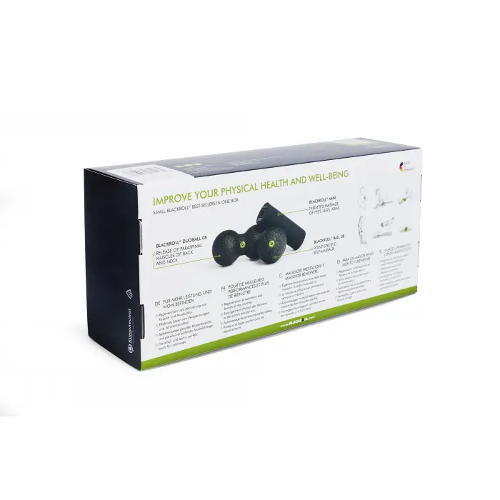 BLACKROLL® BLACKBOX MINI, 3er SET inkl. Mini-Flyer und DVD