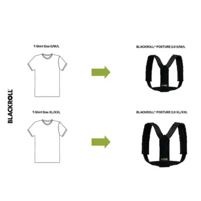 BLACKROLL® POSTURE Haltungsgurt, schwarz