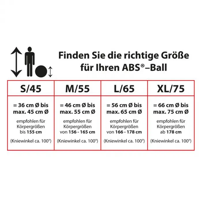 Togu® Powerball Premium ABS orange | Ø 75 cm