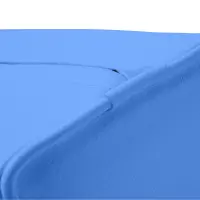 Halbrolle 50 x 15 x 7,5 cm | Eisblau