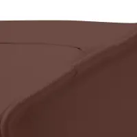 Halbrolle 60 x 15 x 7,5 cm | Mocca
