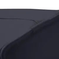 Halbrolle 60 x 15 x 7,5 cm | Schwarz