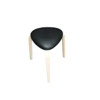 Hocker aus Holz mit Polsterung, Sitzhöhe: 45 cm
