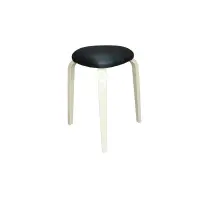 Hocker aus Holz mit Polsterung, Sitzhöhe: 45 cm