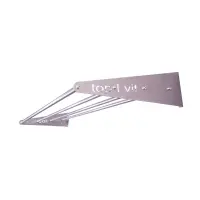 top | vit® Wandhalterung, ca. 180 cm 4 Ablagestangen | silber