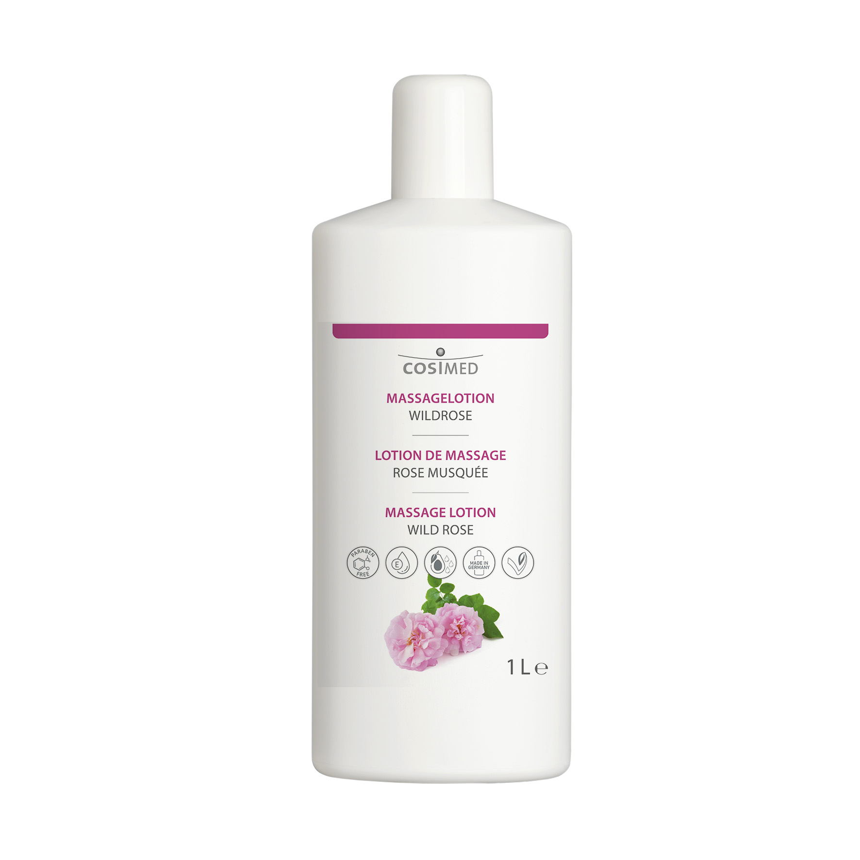 Massagelotion Wildrose 
