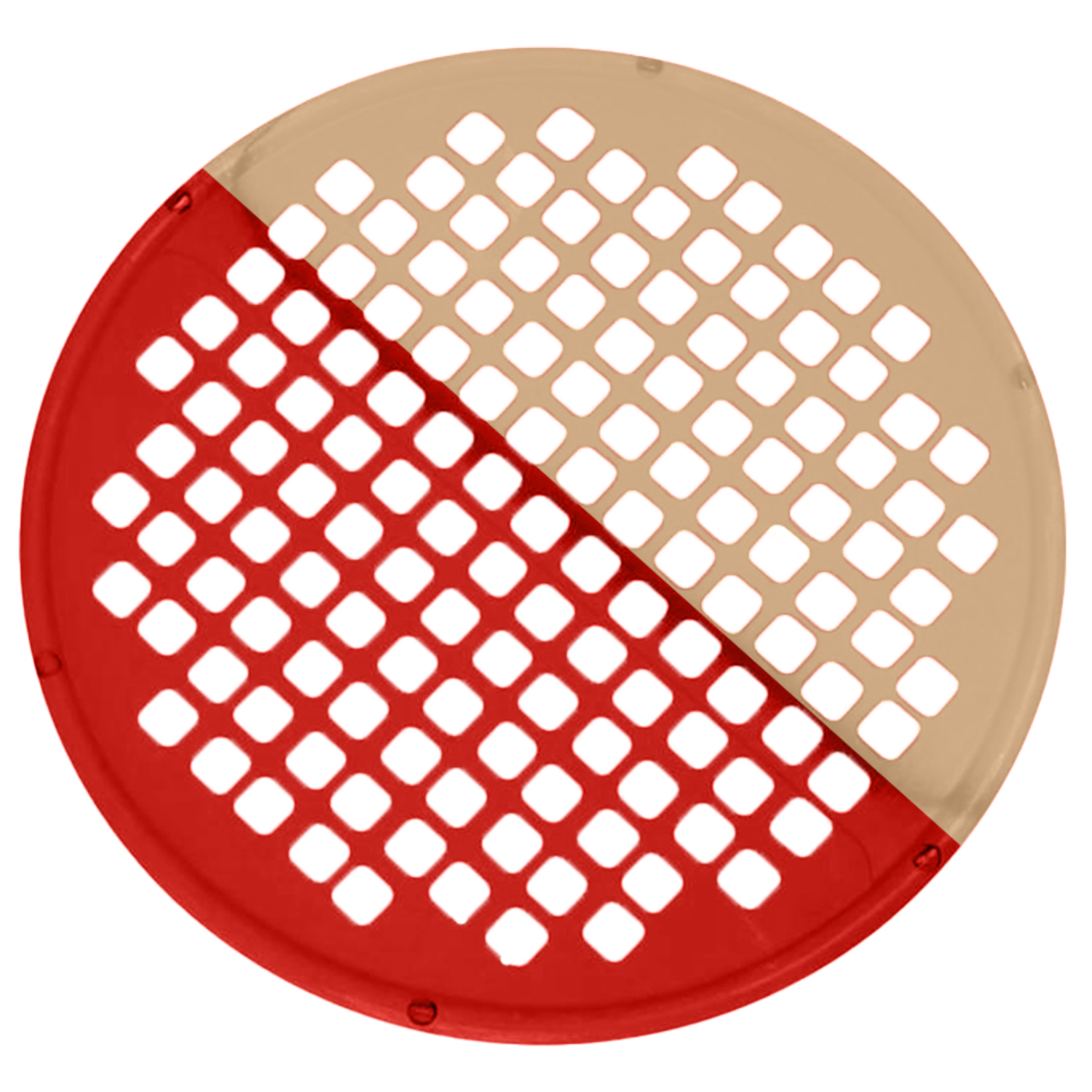 Power Web® Combo Ø 36 cm, 2 in 1, in 4 verschiedenen Ausführungen beige/rot - extra leicht/mittel