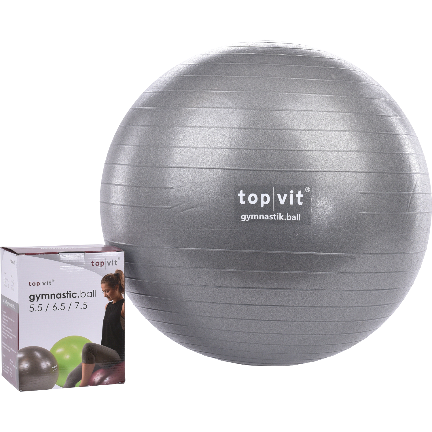 top | vit® gymnastic.ball Ø 55 cm | graphit 