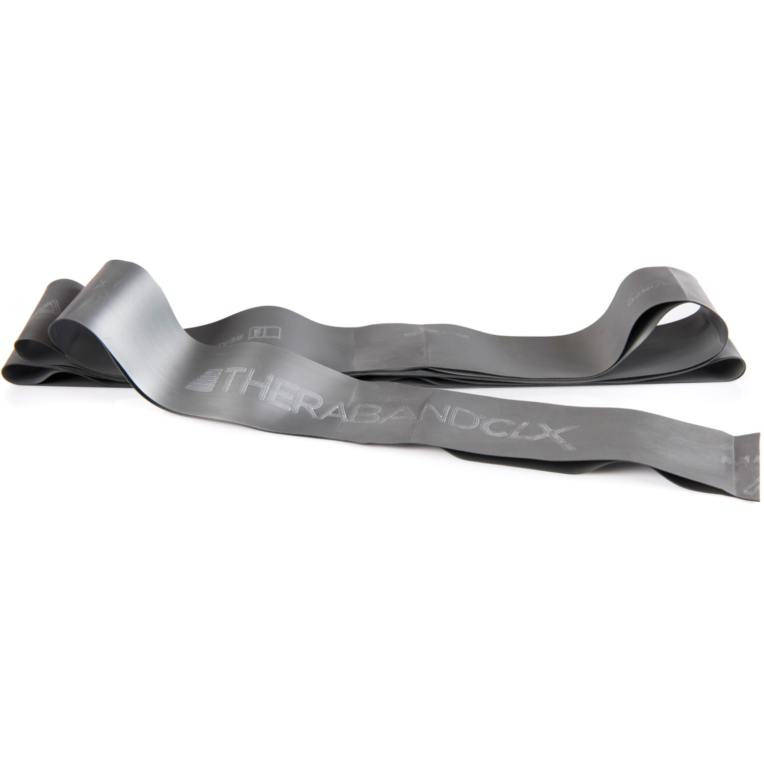 TheraBand® CLX Band, mit 11 Schlaufen, 2,0 m silber - super stark (4,6 kg)