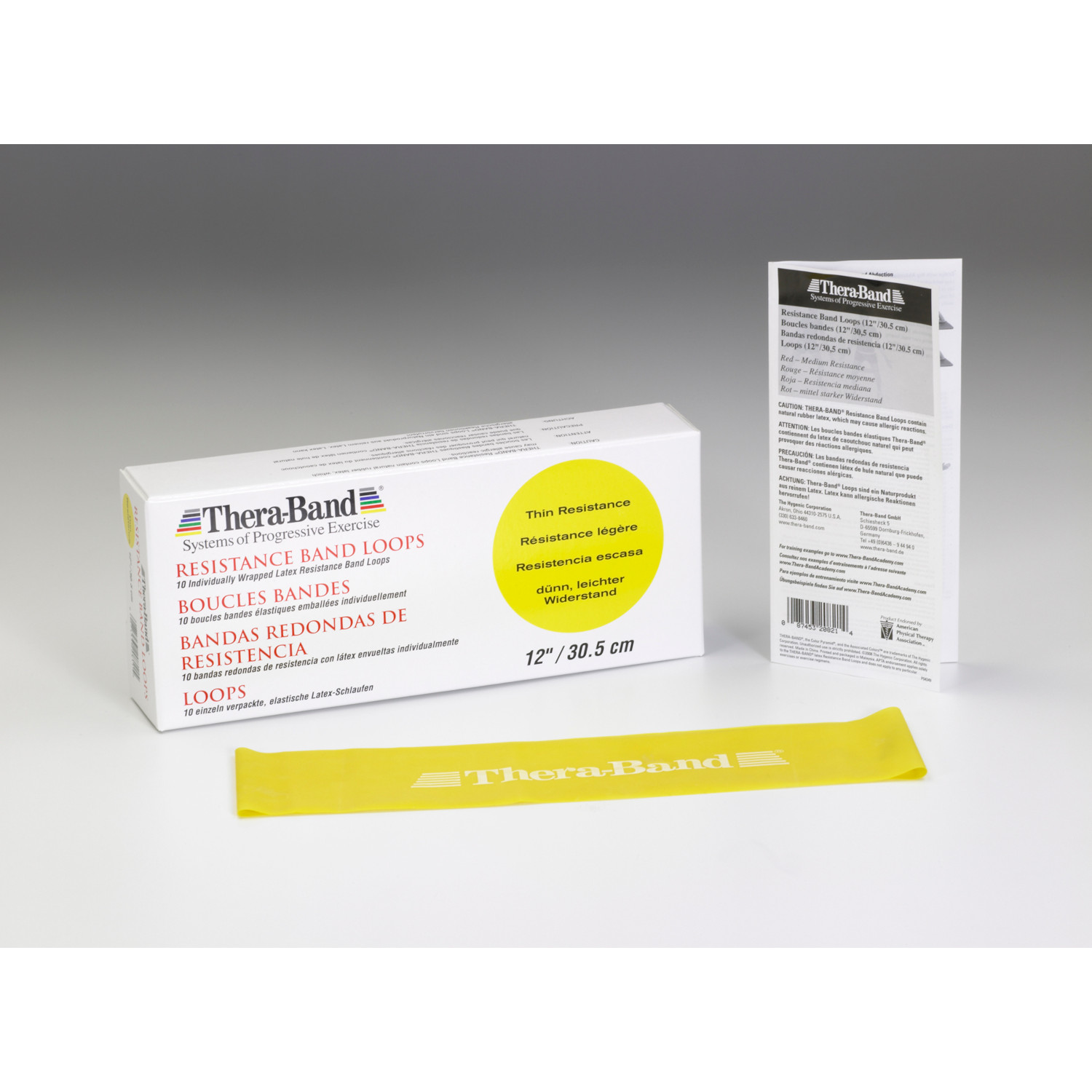 TheraBand® Loop, ca Ø 20 cm gelb - leicht