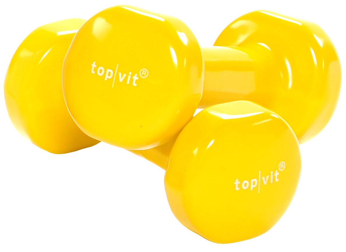 top | vit® dumb.bell 1,5 kg - gelb