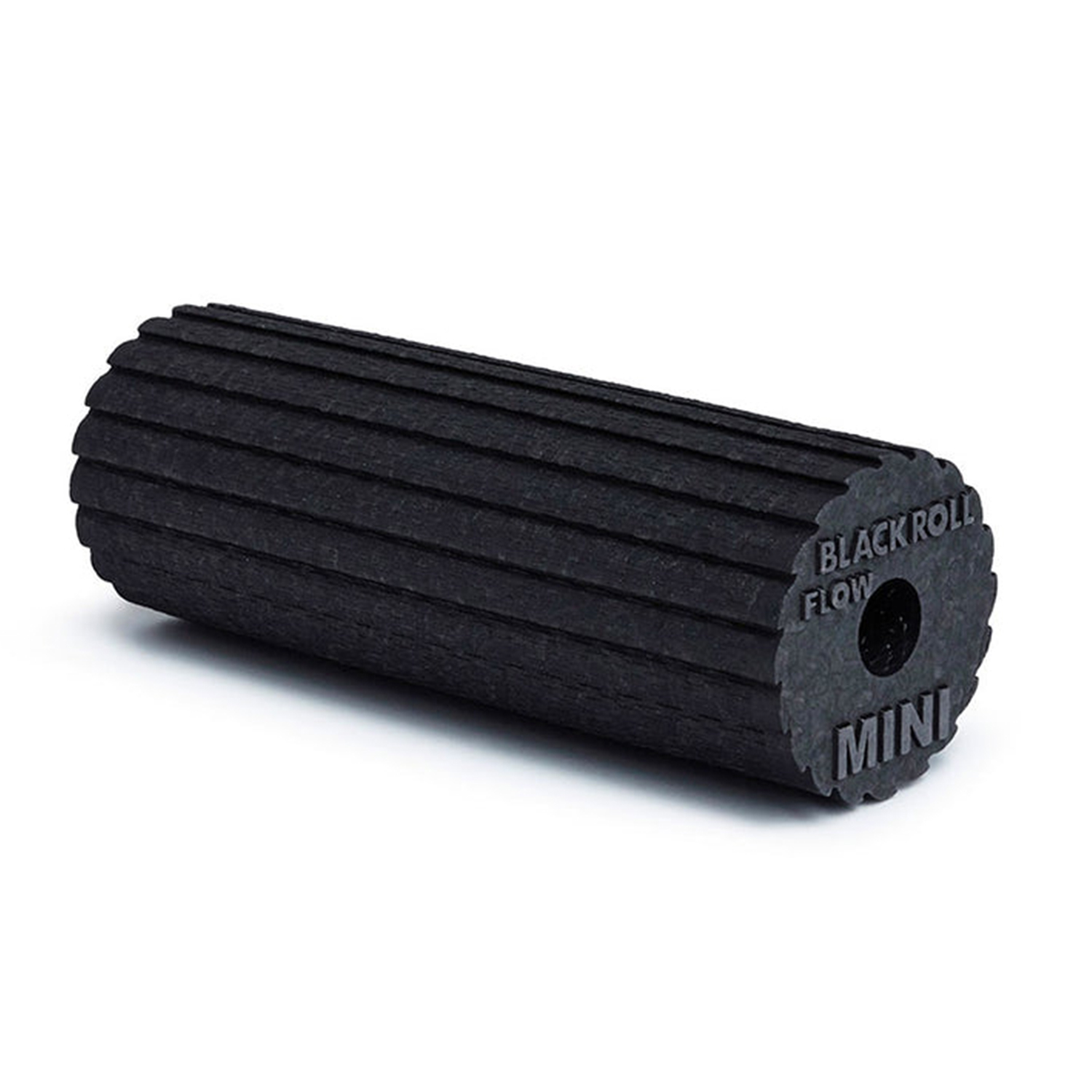 BLACKROLL® MINI FLOW Faszienrolle mit Sägeblatt-Oberfläche schwarz