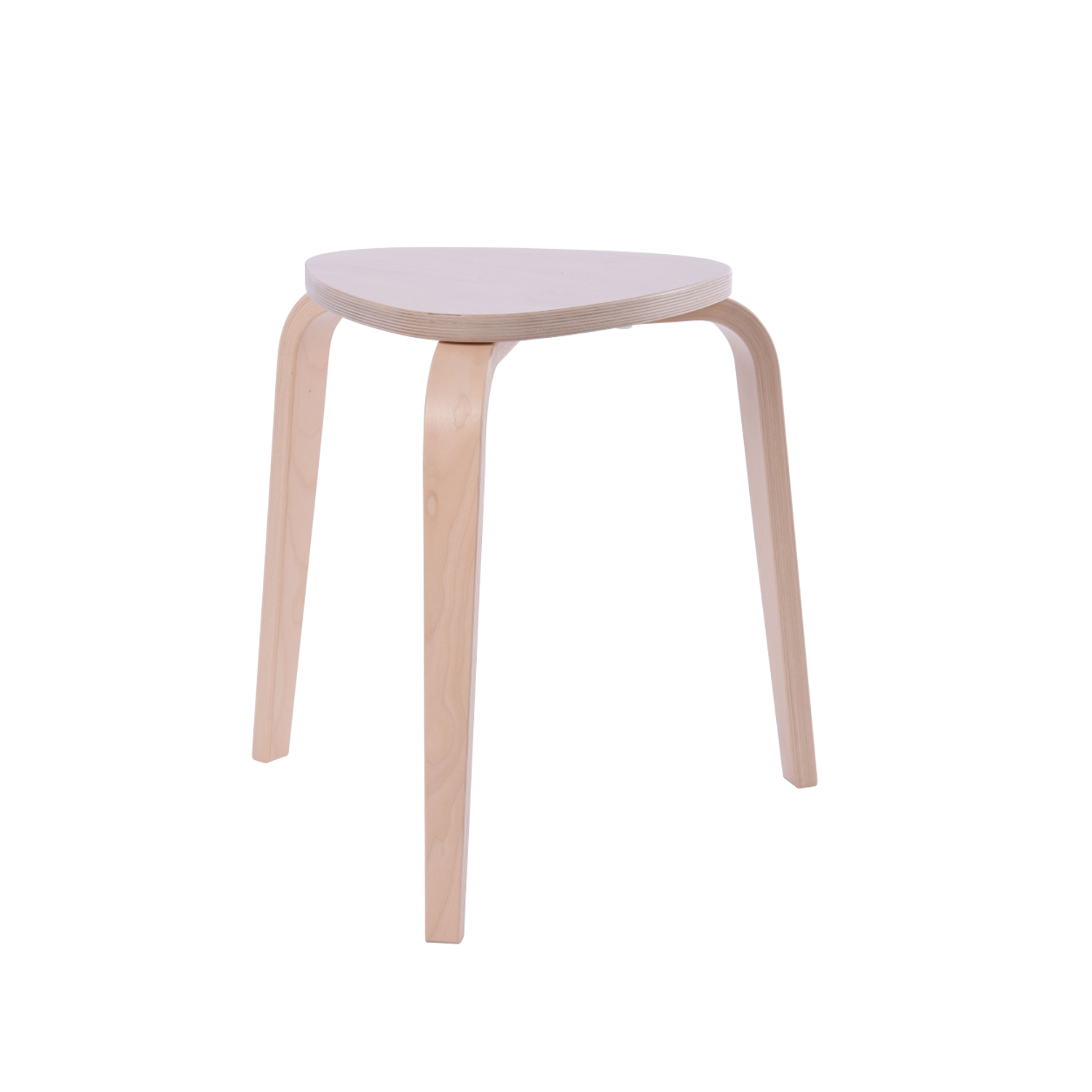 Hocker aus Holz, stapelbar, Sitzhöhe: 45 cm 