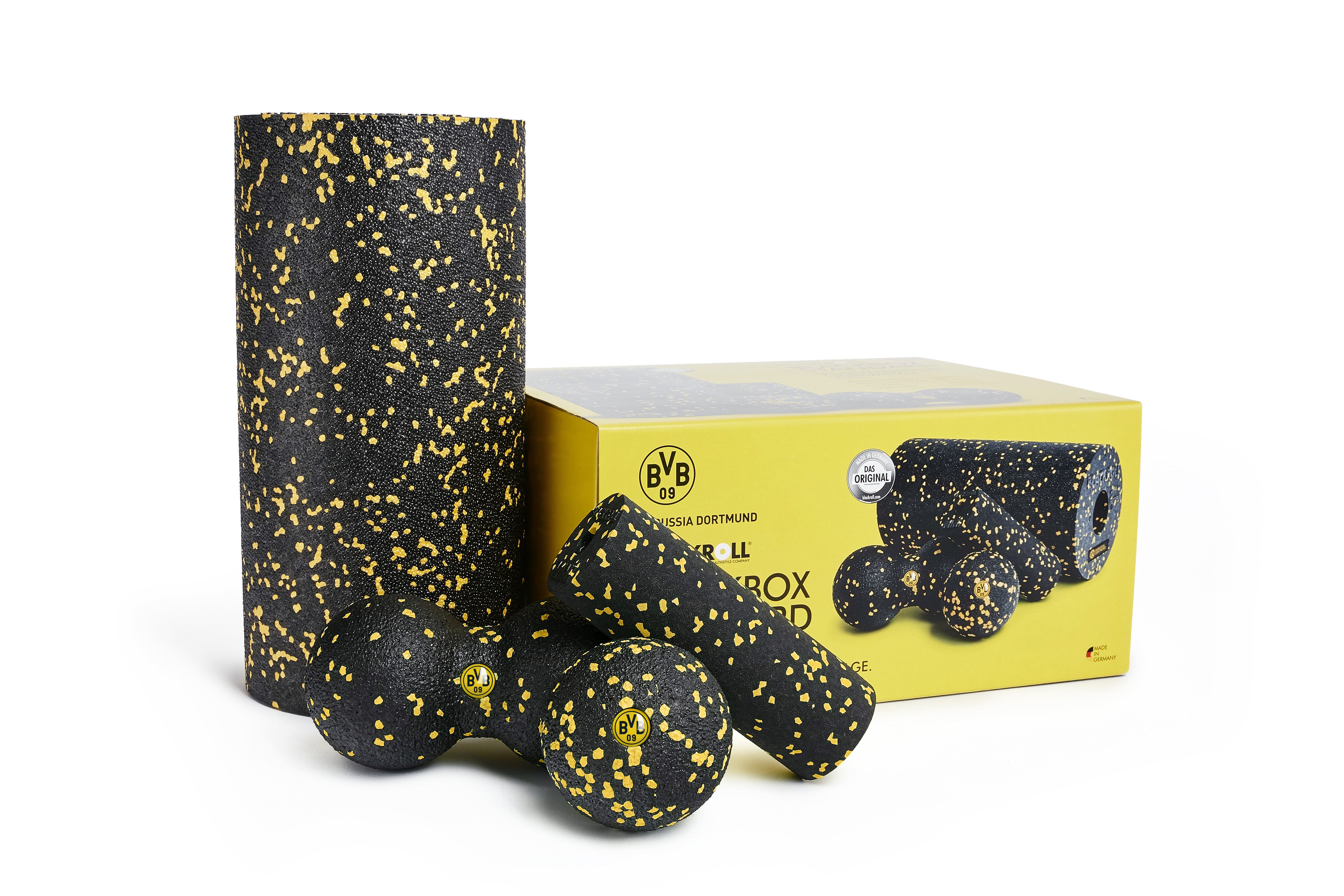 BLACKROLL® Borussia Dortmund, 4er SET inkl. Übungskarte 
