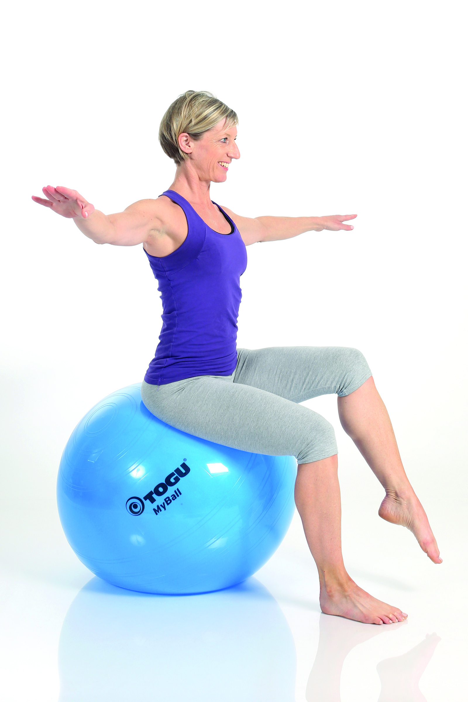 Togu® MyBall Ø 75 cm | blau-transparent