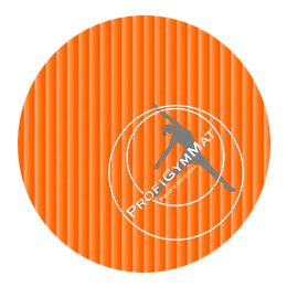 ProfiGymMat® Professional 140 orange | 1,0 cm | mit Ösen