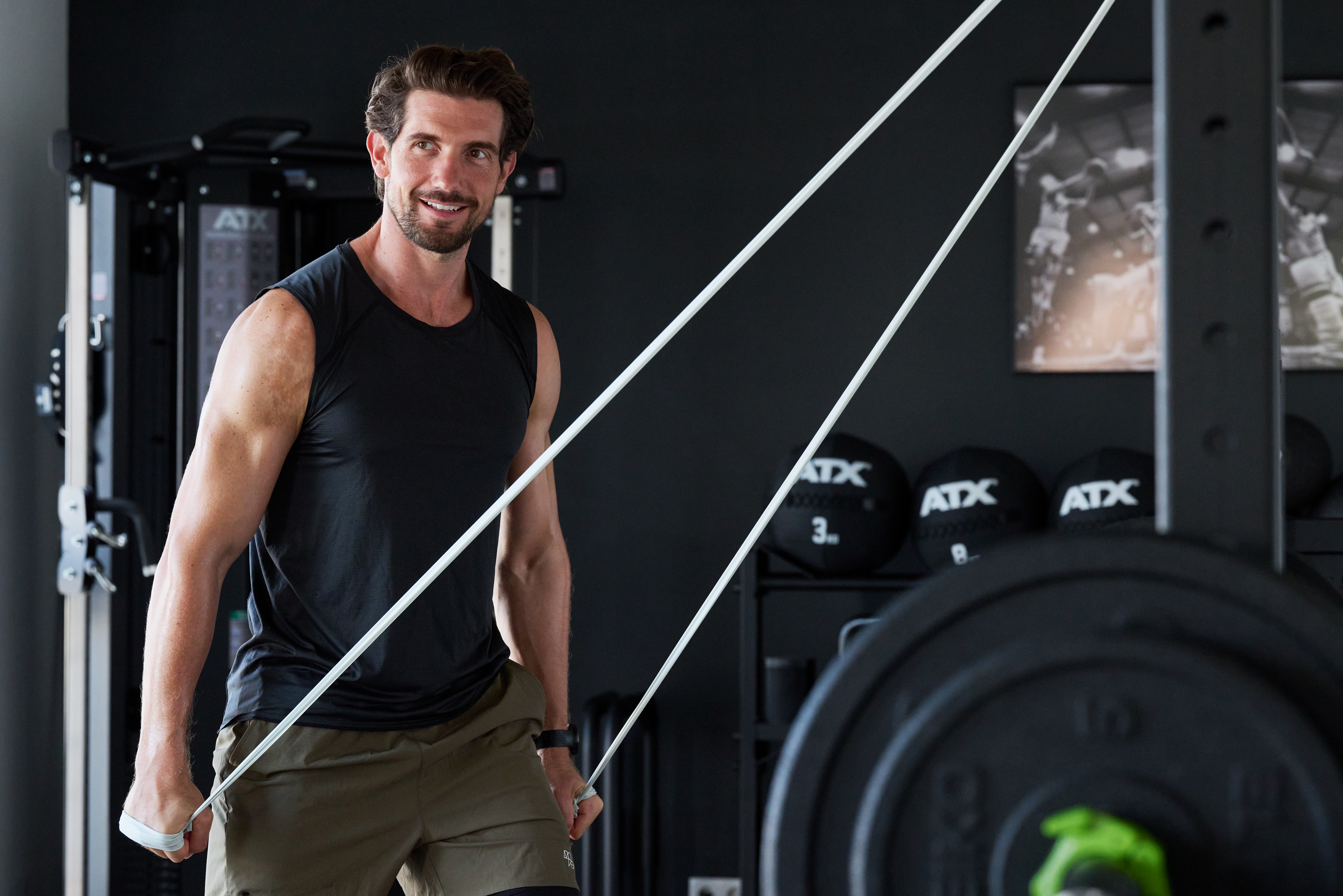 ARTZT thepro Fitnessband, ca. 2 m grau - x-leicht