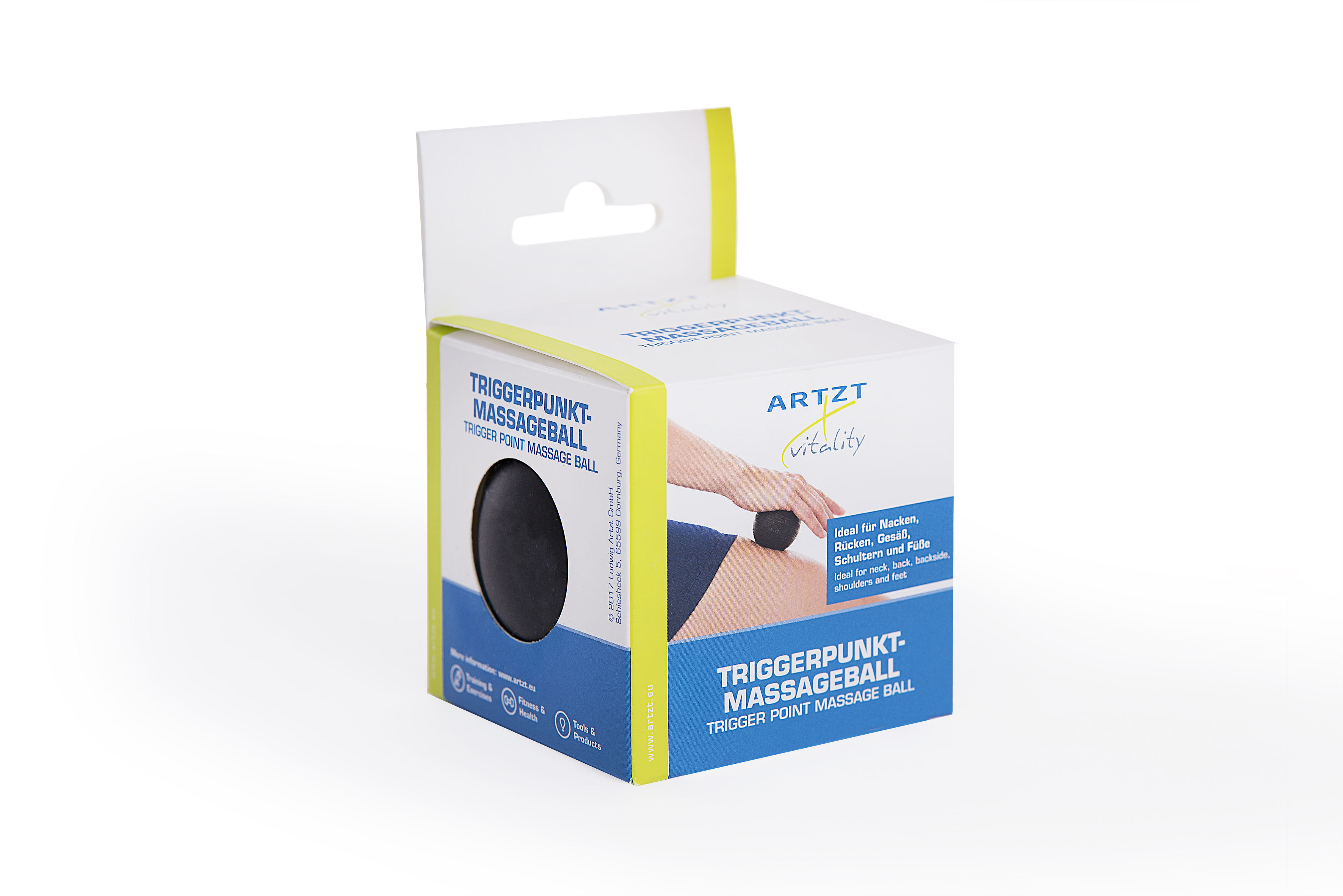 ARTZT vitality Triggerpunkt Massageball, ca. Ø 6 cm 