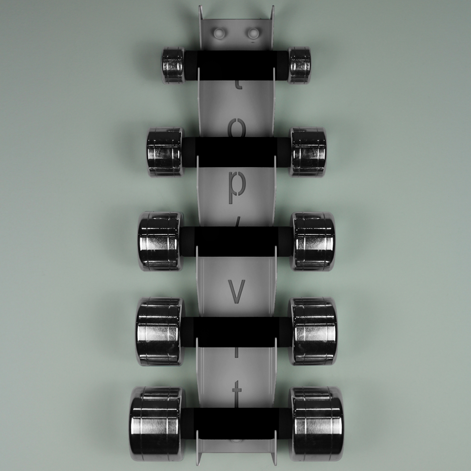 top | vit® dumbbell.wandhalterung Wandhalterung 5.0 | silber