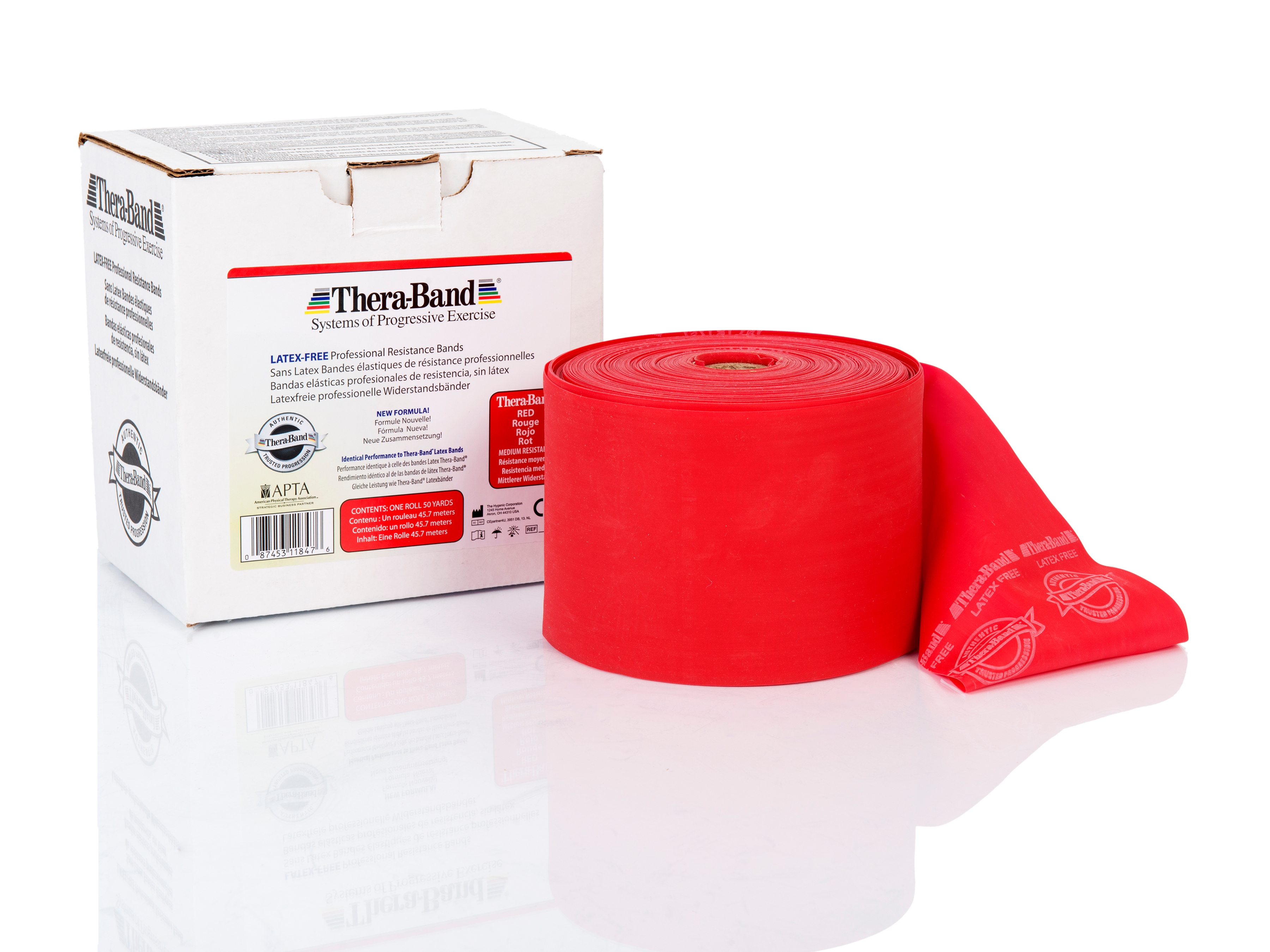 TheraBand® Latexfrei Übungsband, ca. 45 m x 10,5 cm 