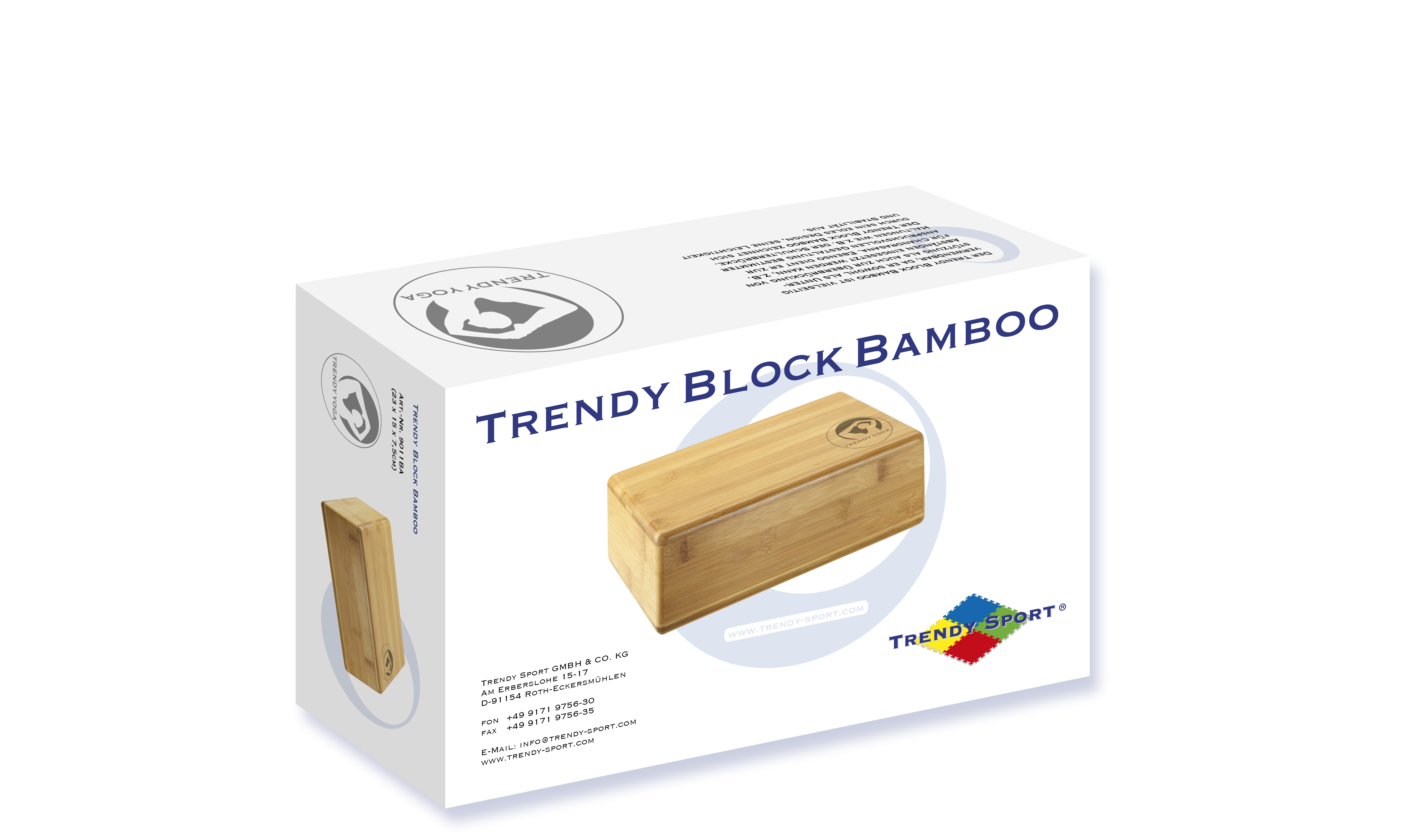 Trendy Sport Yoga Block Bambus 