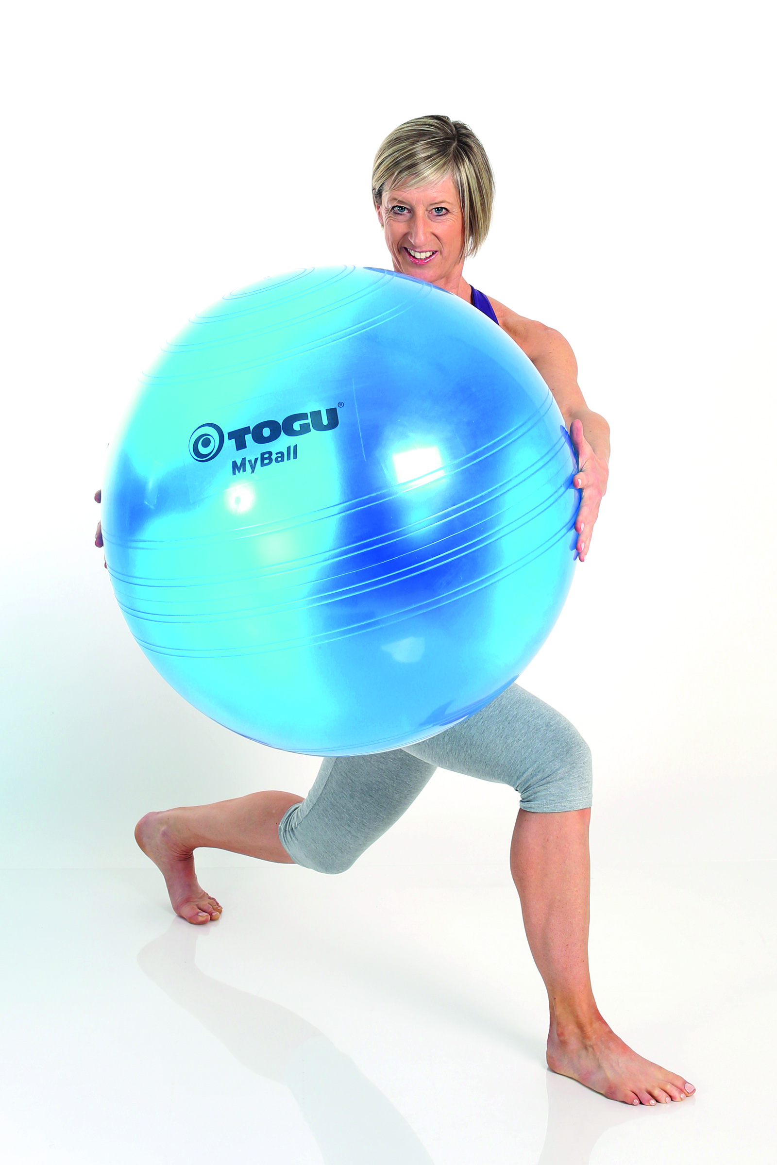 Togu® MyBall Ø 75 cm | blau-transparent