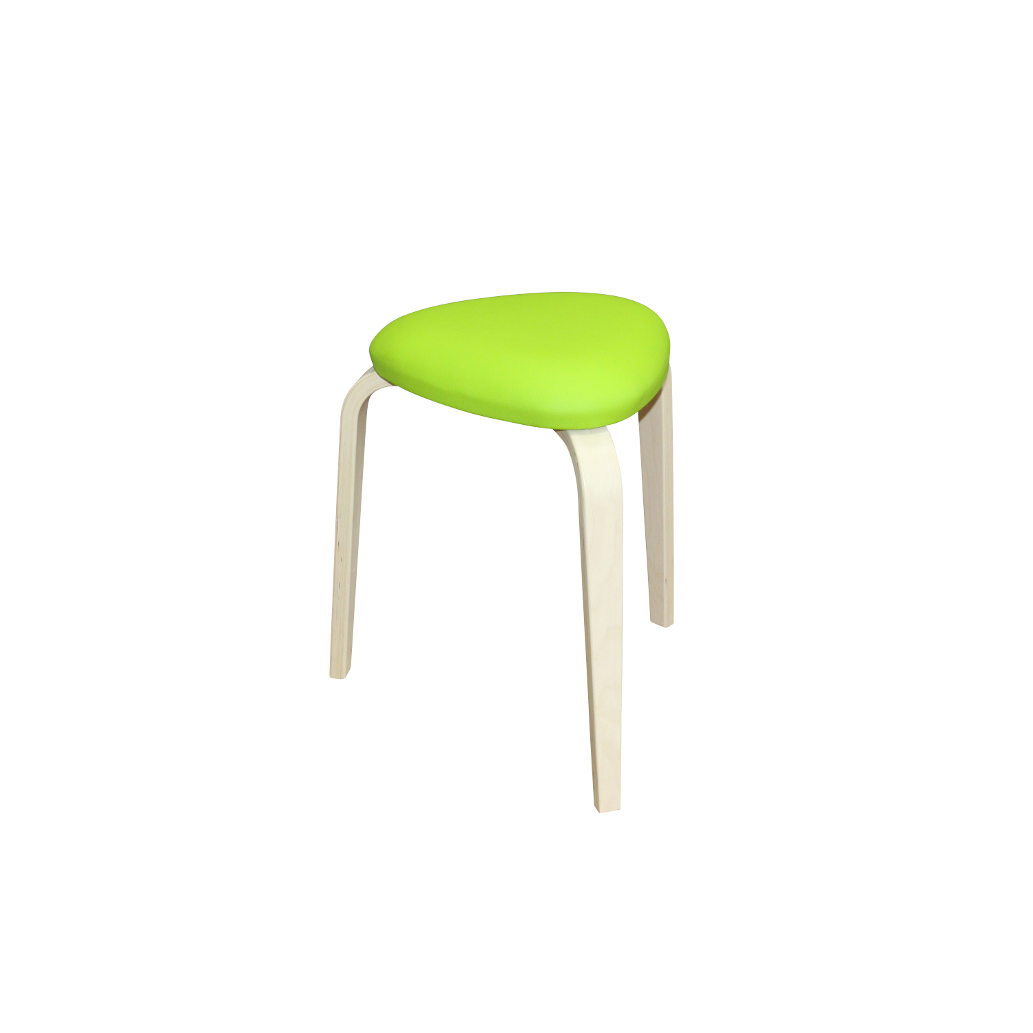 Hocker aus Holz mit Polsterung, Sitzhöhe: 45 cm 