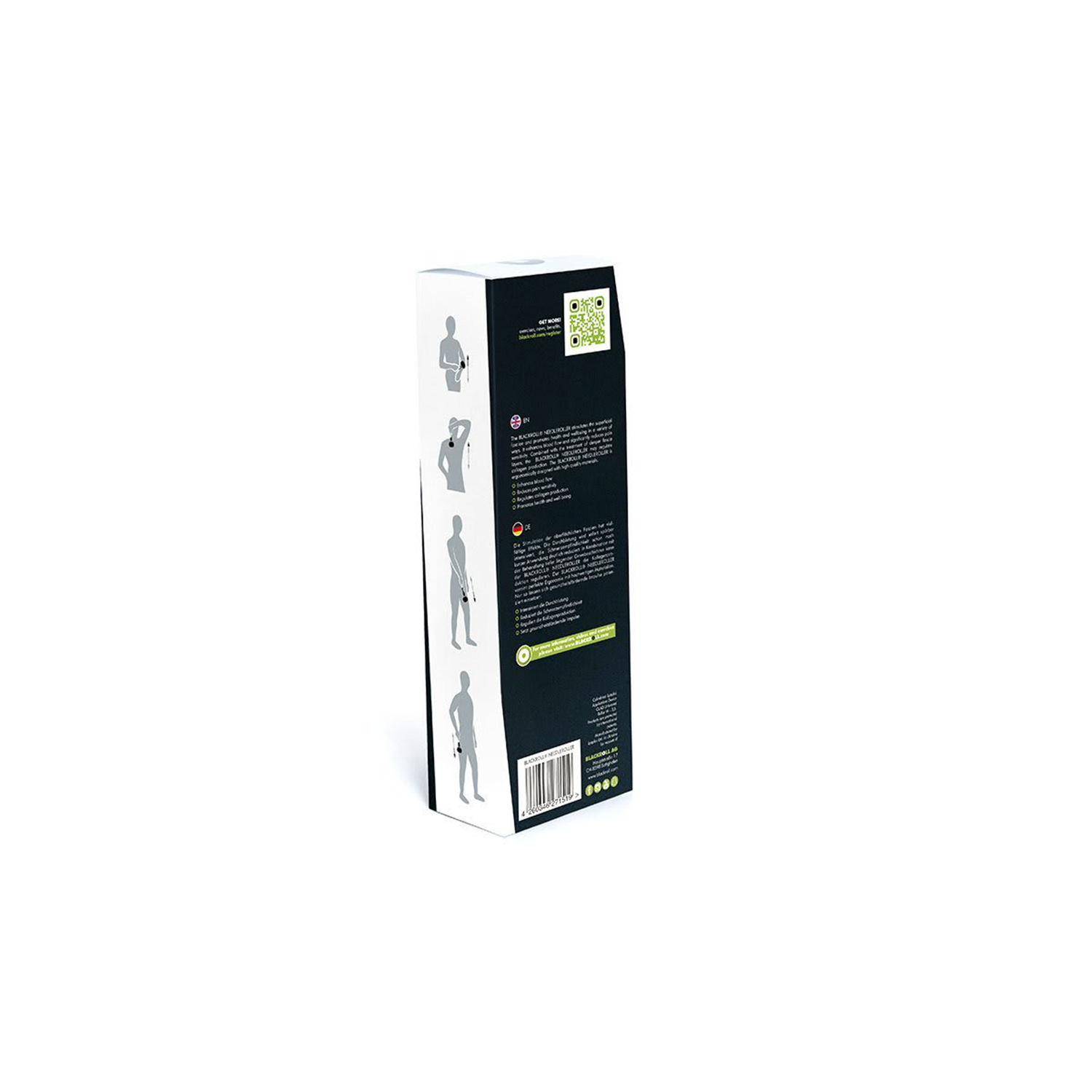 Blackroll® NEEDLEROLLER, schwarz 