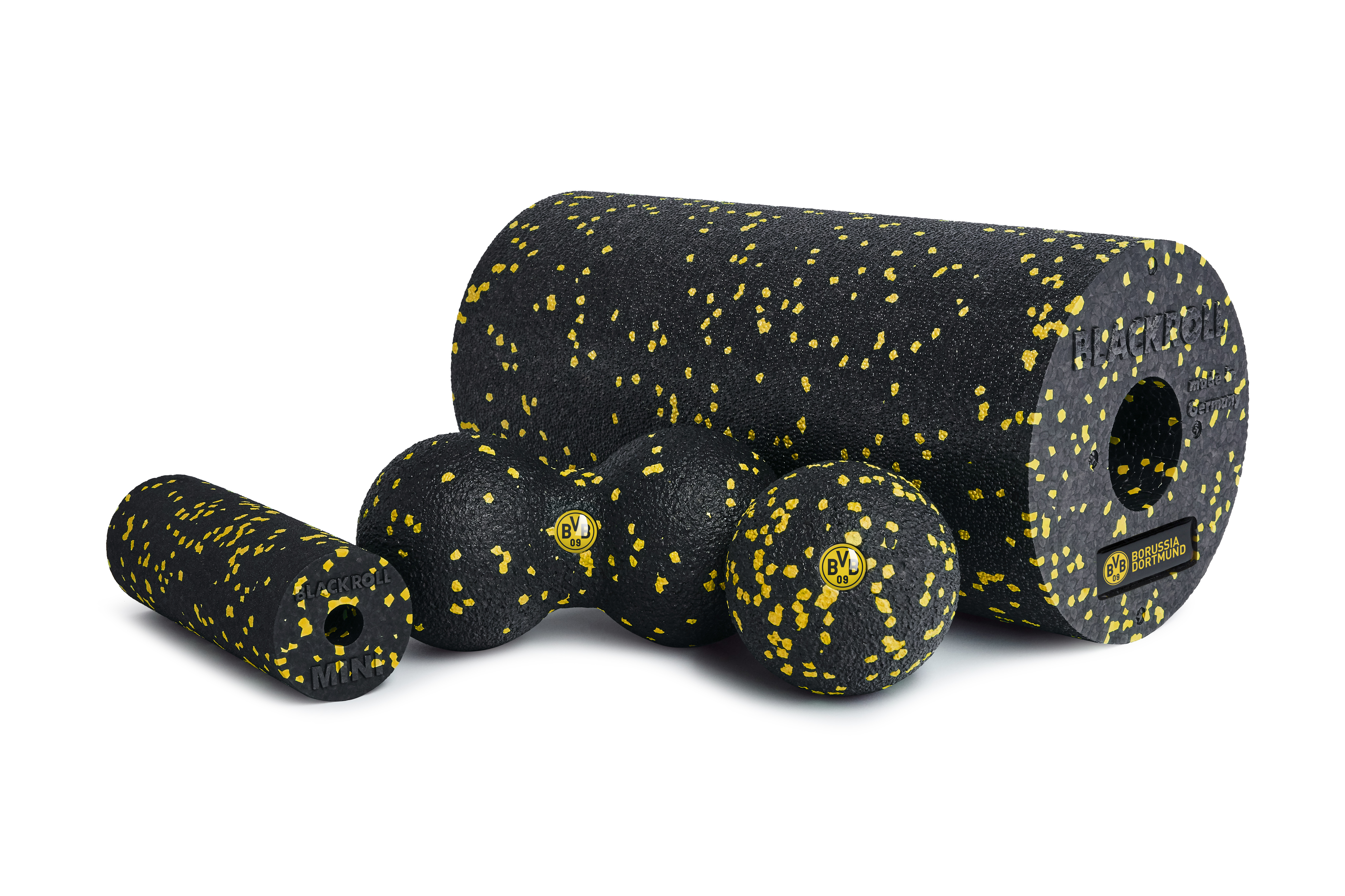 BLACKROLL® Borussia Dortmund, 4er SET inkl. Übungskarte 