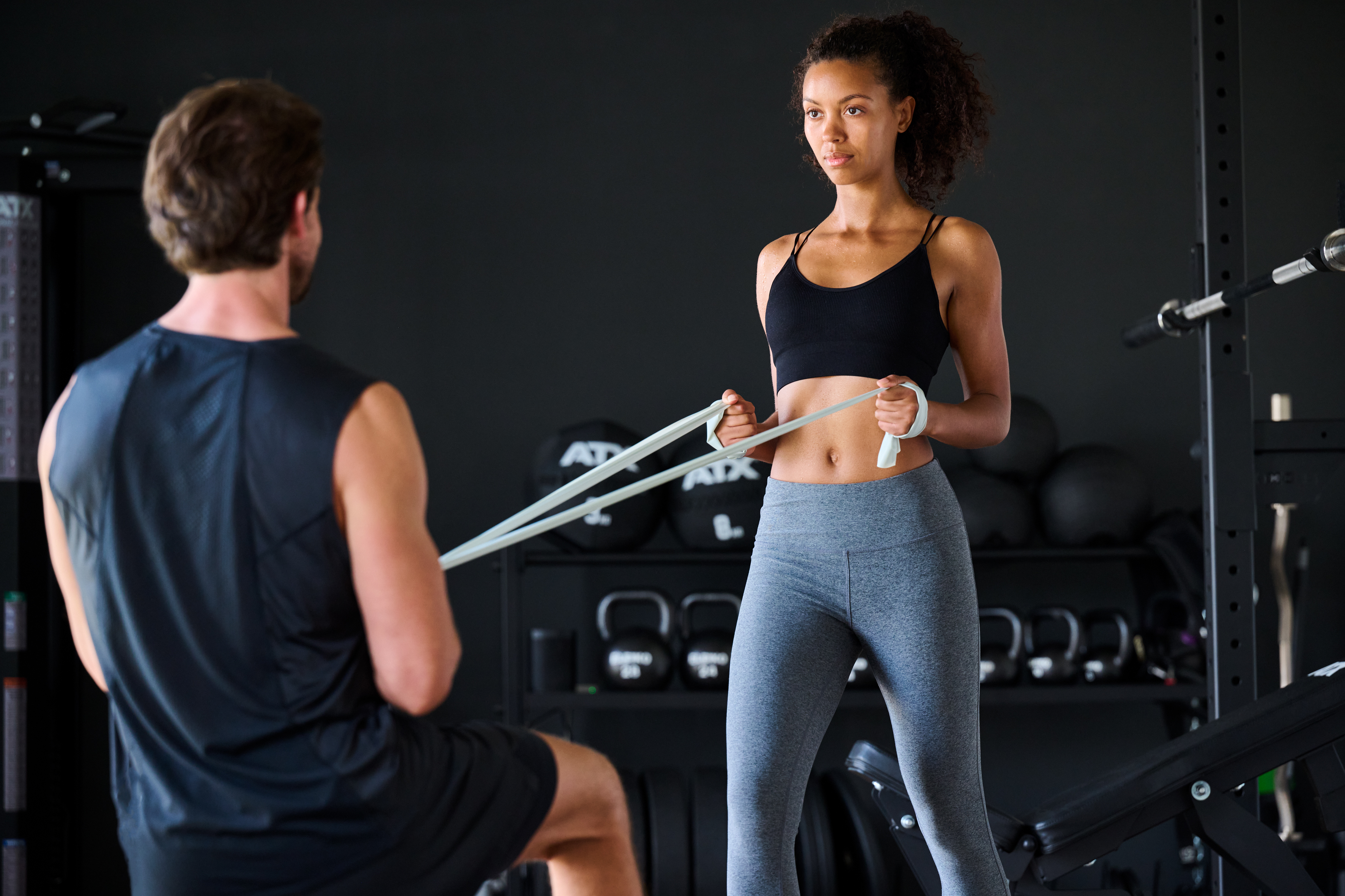 ARTZT thepro Fitnessband, ca. 2 m grau - x-leicht