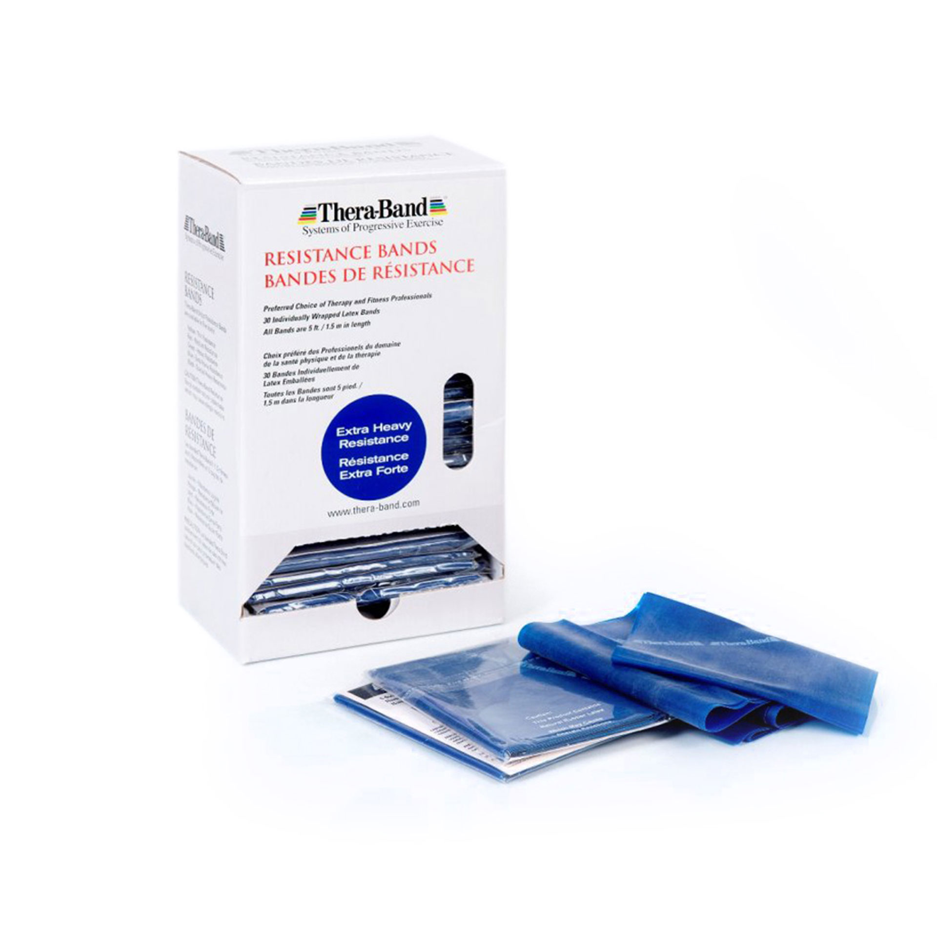 TheraBand® Dispenser inkl. 30 Übungsbänder à 1,5 m 