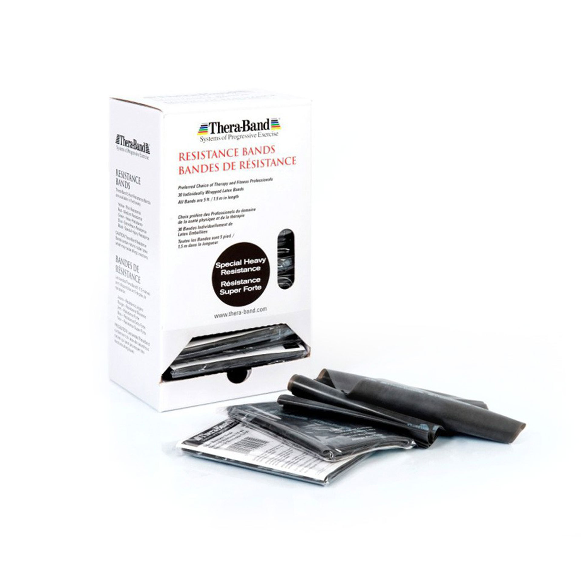 TheraBand® Dispenser inkl. 30 Übungsbänder à 1,5 m 