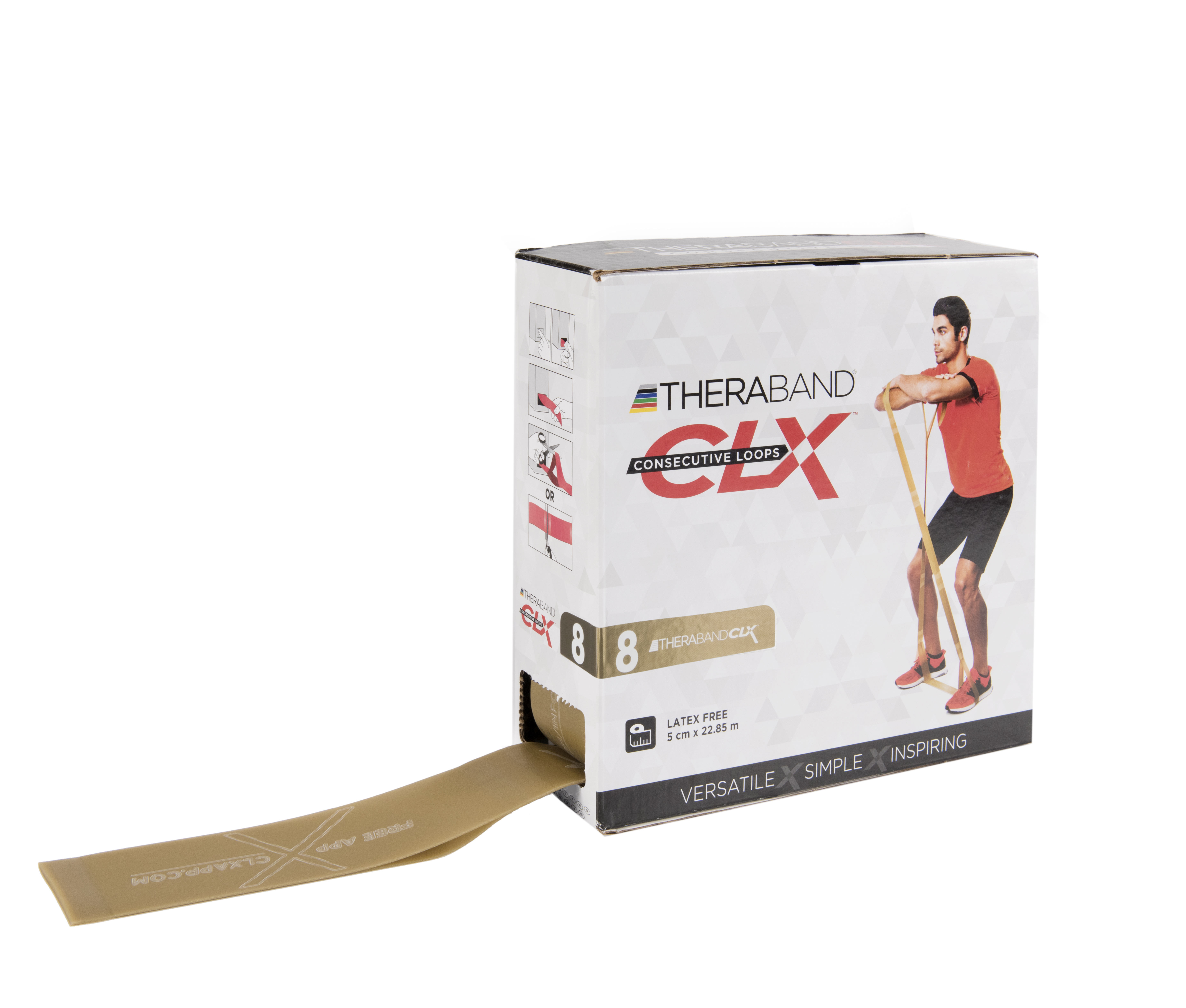 TheraBand® CLX Band,  22,0 m 